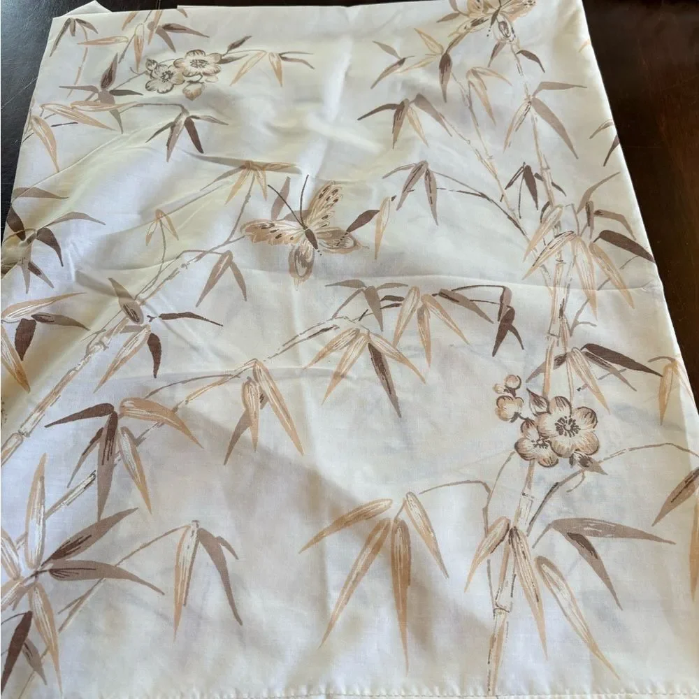 Vintage Floral Bamboo Botanical Sheet set